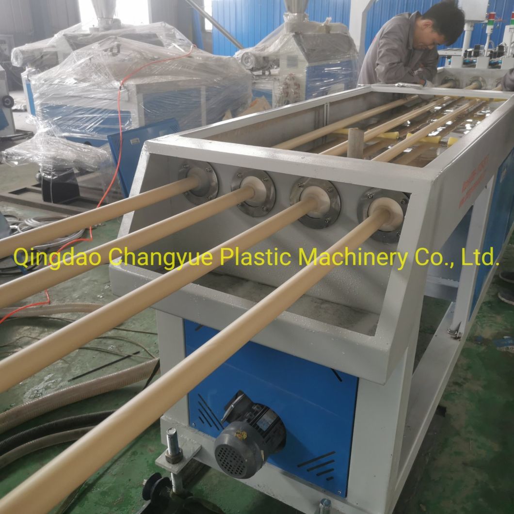 Twin Conical Screw Extruder PVC Pipe Production Extrusion Making Machine