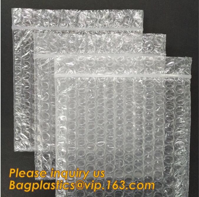 air mail metallic holographi rose gold bubble padded mailer / Zip lockkk bubble bag/ slider bubble bag,Holographic Factory