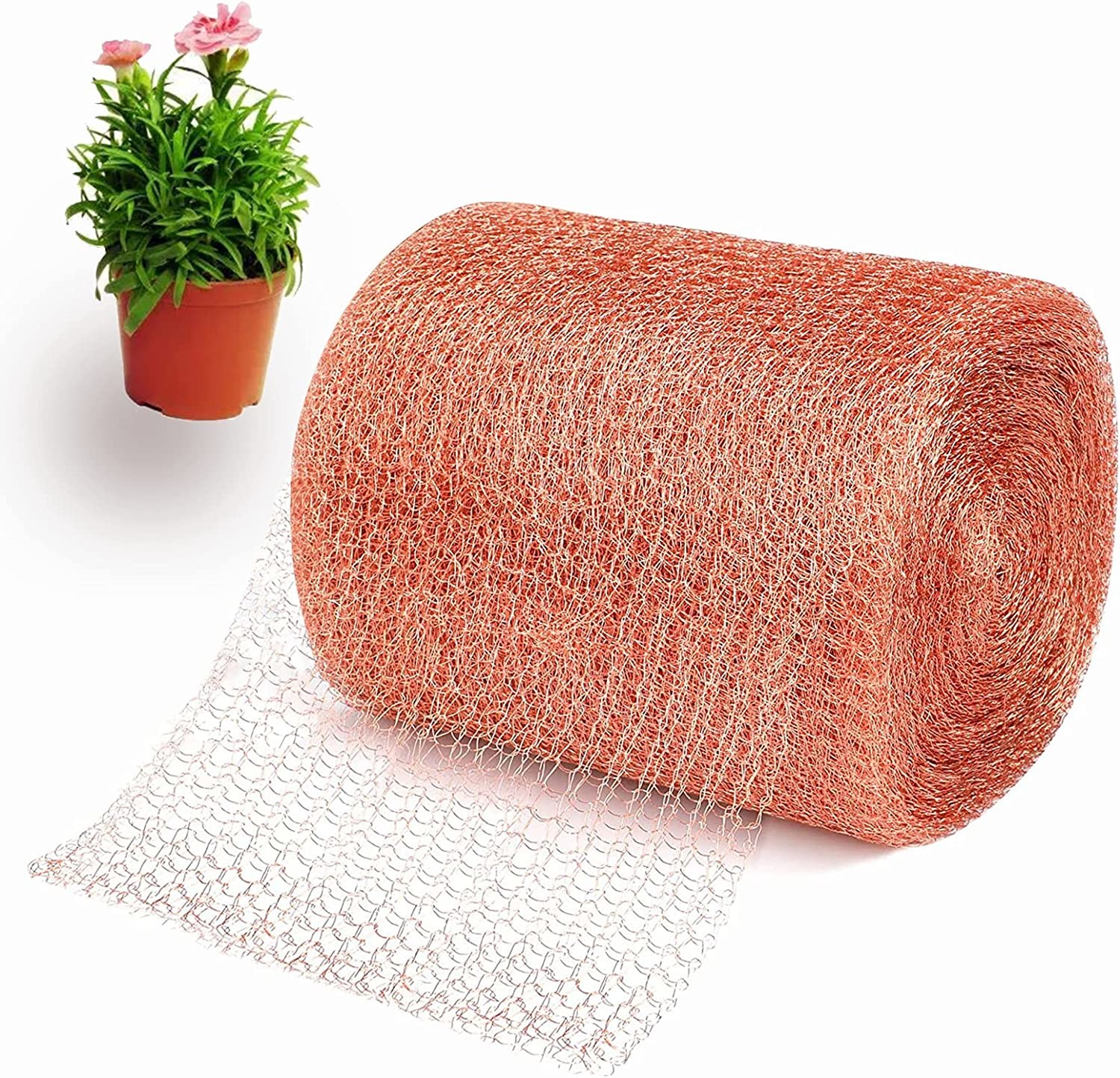 100% Pure Copper Mesh Rolls With 40 Density 98% Porosity For Pest Control Solutions