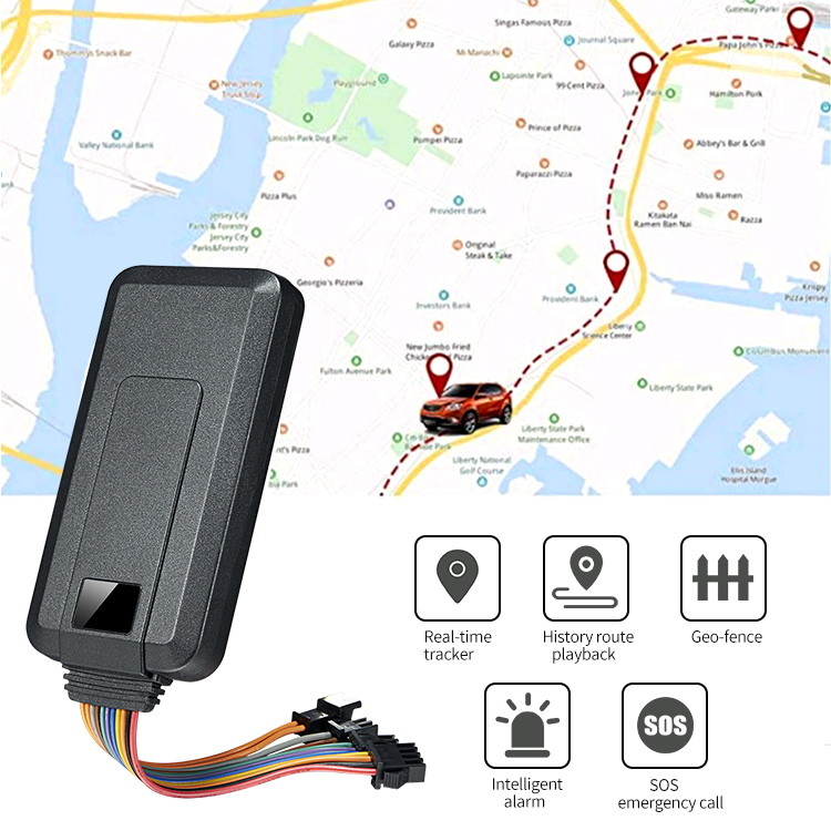 Scooter Immobilizer Car GPS Tracker TCP IP Relay Cut Off Geo Fence GSM1800