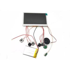 4.3 inch screen Customized LCD video module with speaker and control buttons