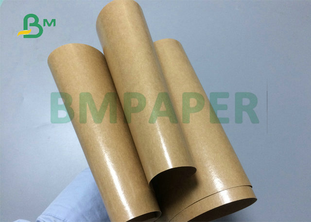74 x 65.5cm Single PE Coated Kraft Paper 300gsm 350gsm For Lunch food Box 