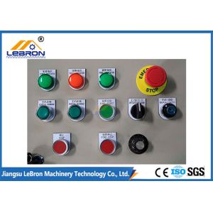 Durable Steel Door Frame Roll Forming Machine Quenched High Capacity 22m / Min