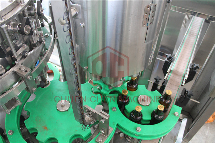 Isobaric Carbonated Drink Filling Machine Glass Bottle Filling Line