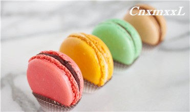 Paper UV Printing Cardboard Macarons Box Packaging With PET Inner Tray