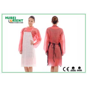  Disposable Sleeveless Nonwoven Apron For Food Processing Manufactures