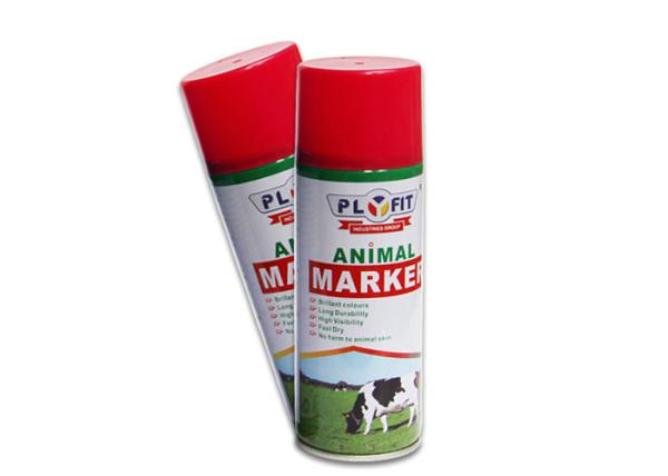 Blue / Red / Green three colors Aerosol Animal Marking Spray for pigs, horses