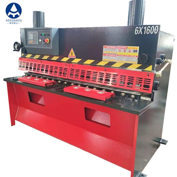 Metal Plate Guillotine CNC E21s Small Hydraulic Shear 1600mm Hydraulic