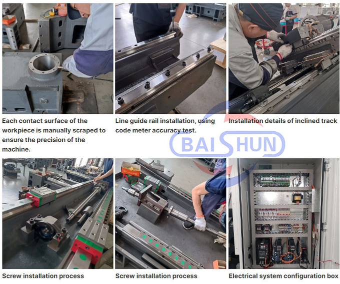 TCK560 Metal Slant Bed CNC Lathe Machine Automatic High Precision