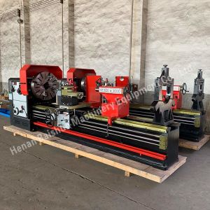 China Horizontal Parallel Mechanical Lathe Machine Iron Pipe Threading Machine Lathes Large Diameter on sale