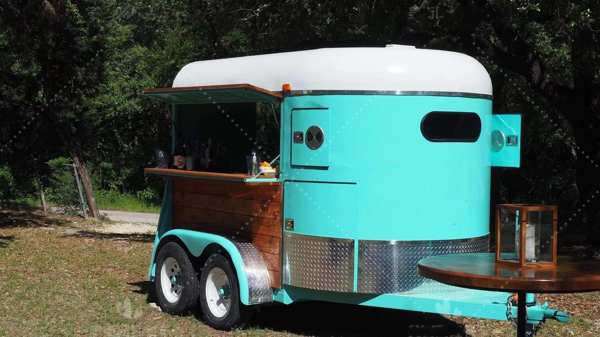 Hotdog Cart Ice Cream Beer Bar and Soft Drinks Mobile Food Truck 600KG to 1400KG
