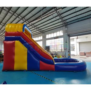 ODM Toddler Bouncy Castle Inflatable Water Slide With Pool