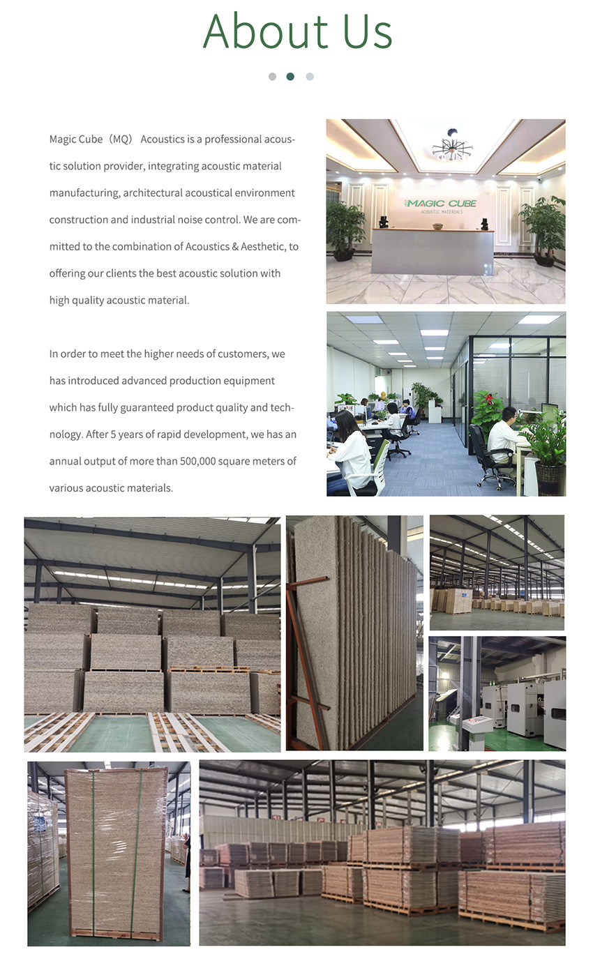 Sound Absorption Building Materials Light Grey Painted Wood Wool Acoustic Panel For Office