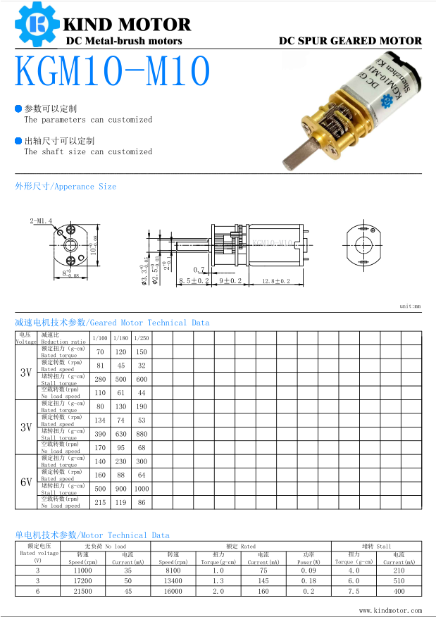 high quality Low Power micro dc 1.5v-24v diameter 8mm 10mm 12mm 13mm 16mm 20mm brush geared motor with magnetic encoder