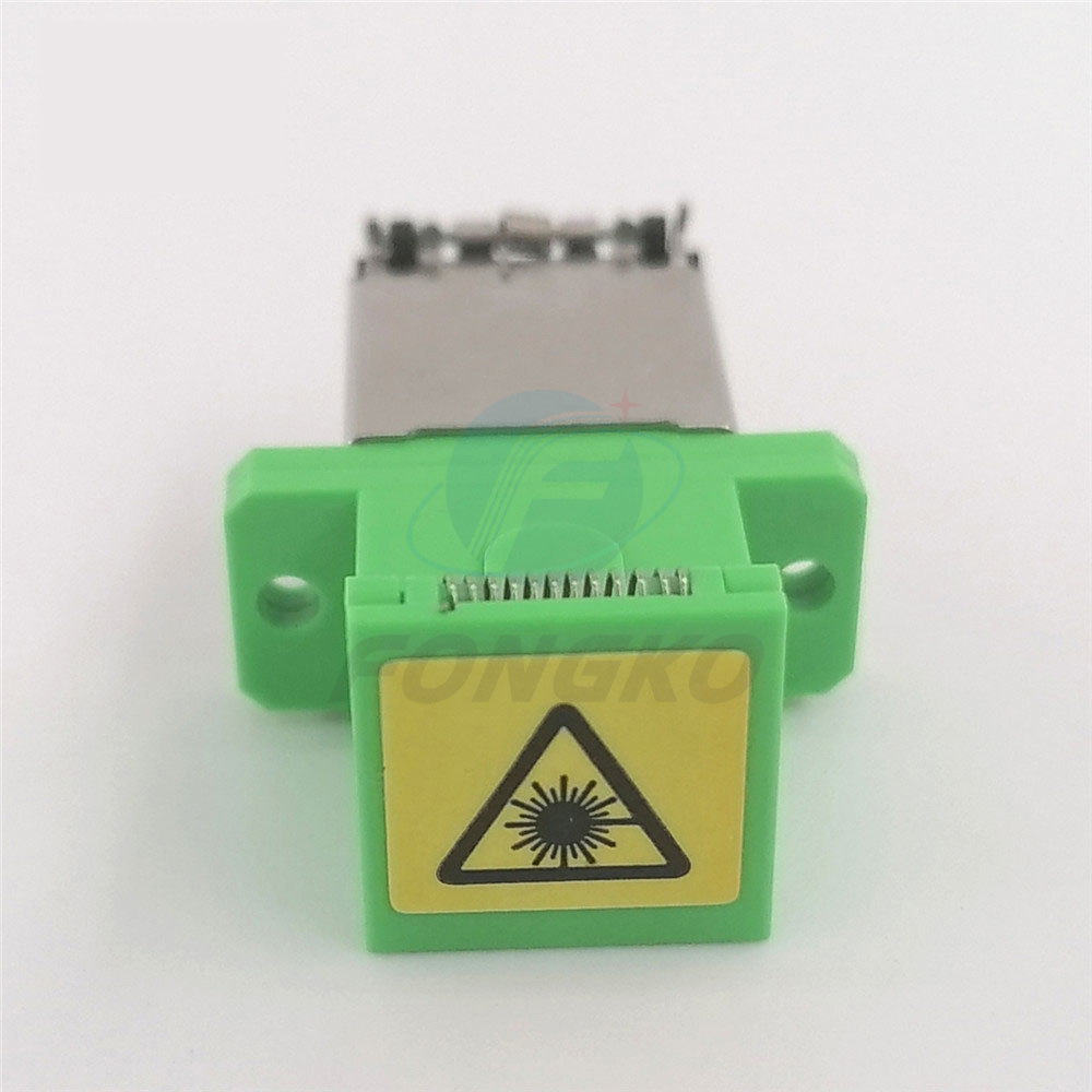 Both Two Side Auto Shutter Adaptor Plastic Metal APC SC/APC Fiber Optic Adapters