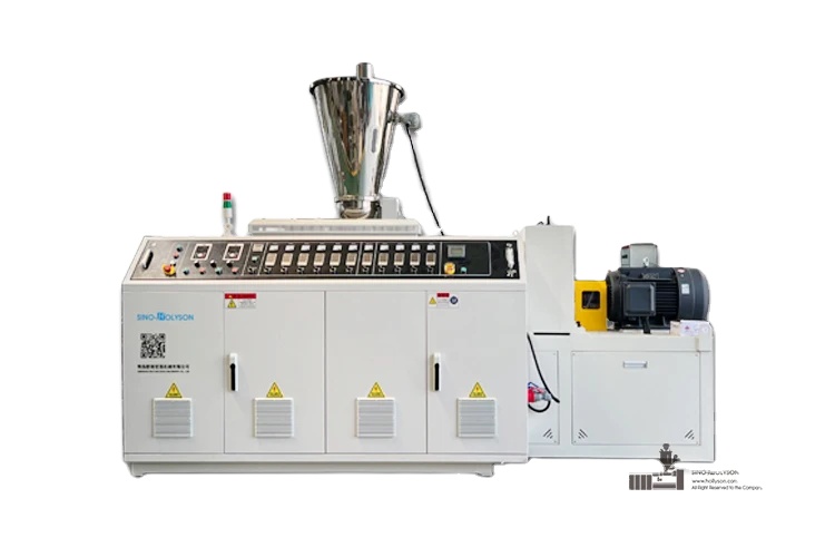 Double Screw PVC Baseboard Making Machine 42 Rpm 80-120kg/Hr