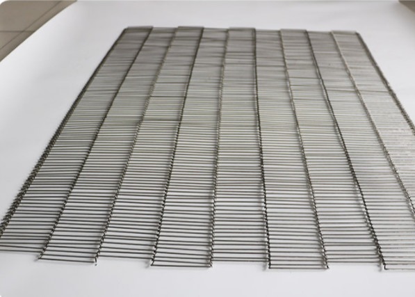 Cleaning And Screening Conveyor Wire Mesh Belt 304 Stainless Steel
