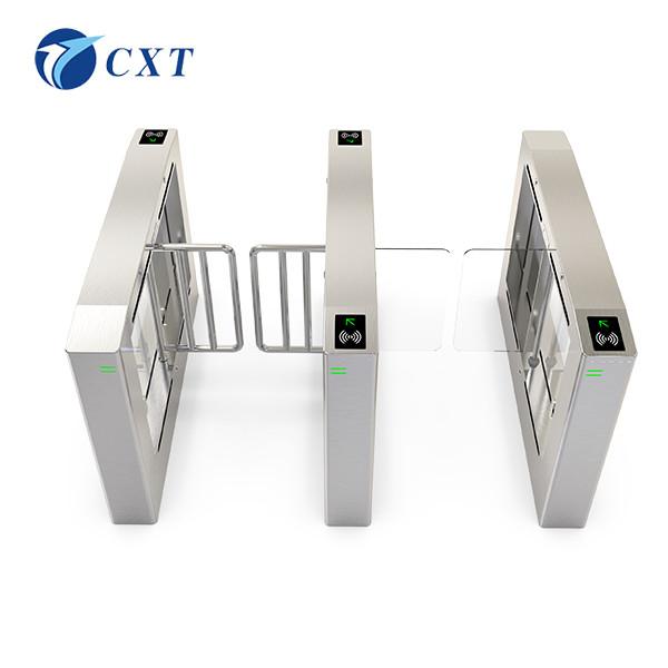 Brushless Motor Swing Barrier Gate Anti Collision Smart Durable For Subway