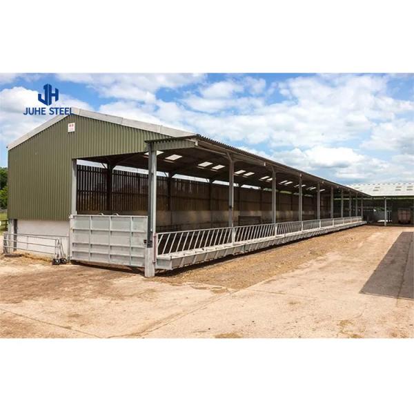 Q235B/Q345B Low Carbon Steel Metal Pole Barn for Livestock Panels and Dairy Cow