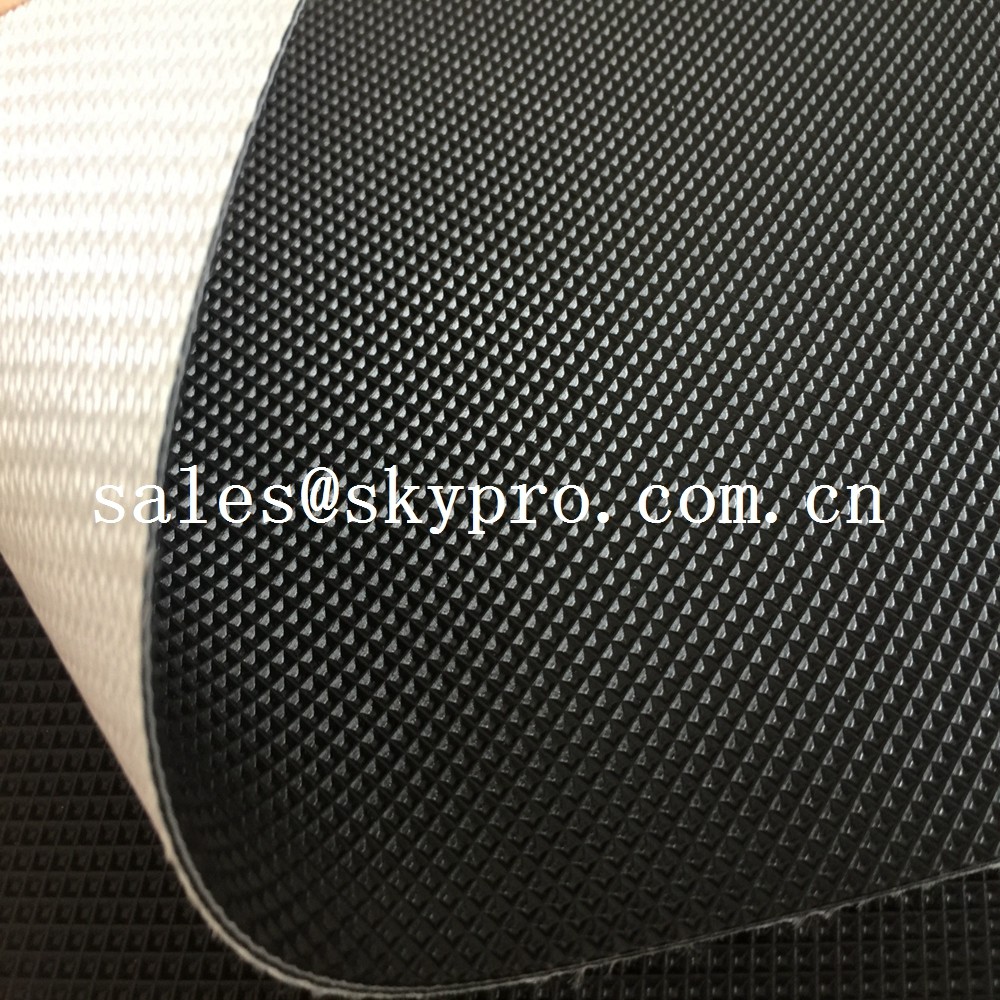 Fitness Treadmill PVC Conveyor Belt High Performance Industrial Golf Pattern Surface