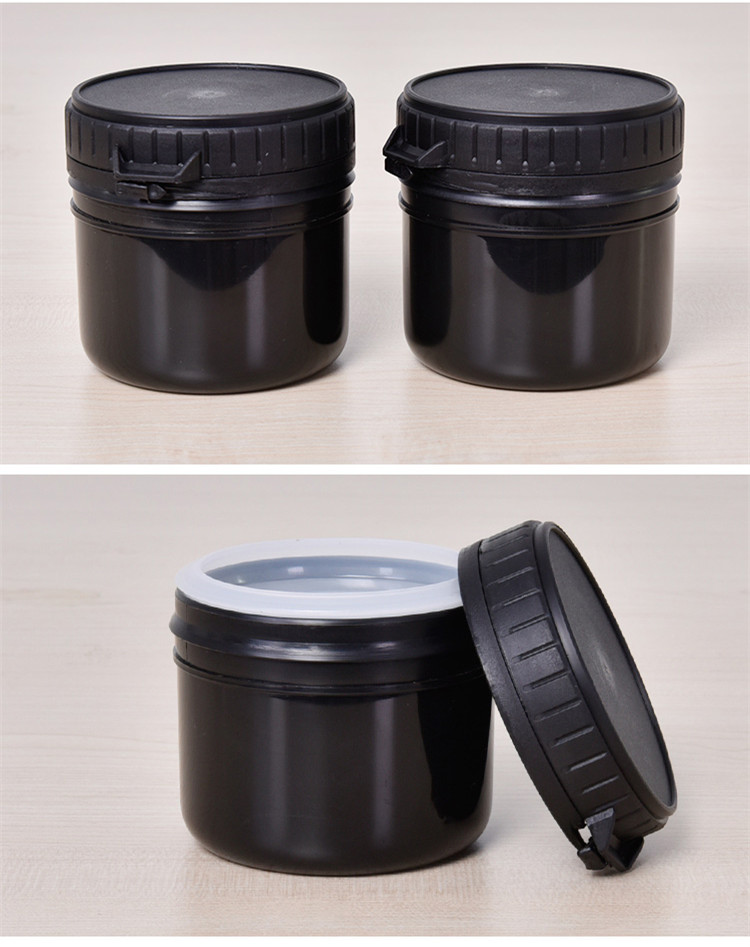 200ml Capacity HDPE Plastic Jar for Storing Medicine Tablets Pills and Protein Powder
