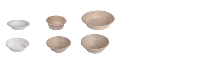 Biodegradable Sugarcane Compostable Bagasse Bowls Disposable 500ml