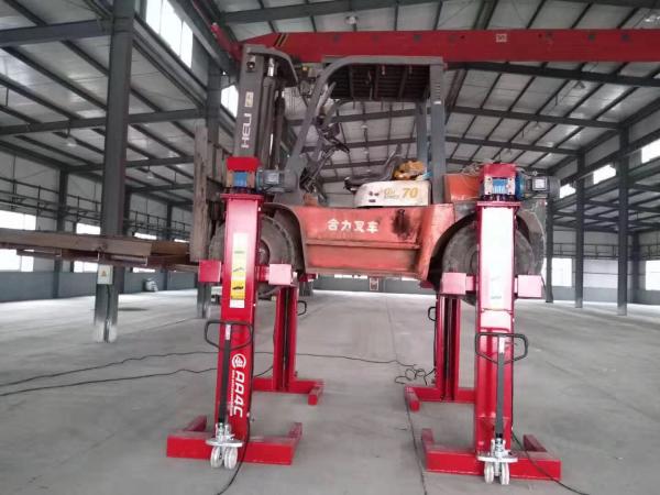 AA4C 10T Mechanical Screw-Up Heavy Duty Bus Truck Lift forklift hoist vehicle