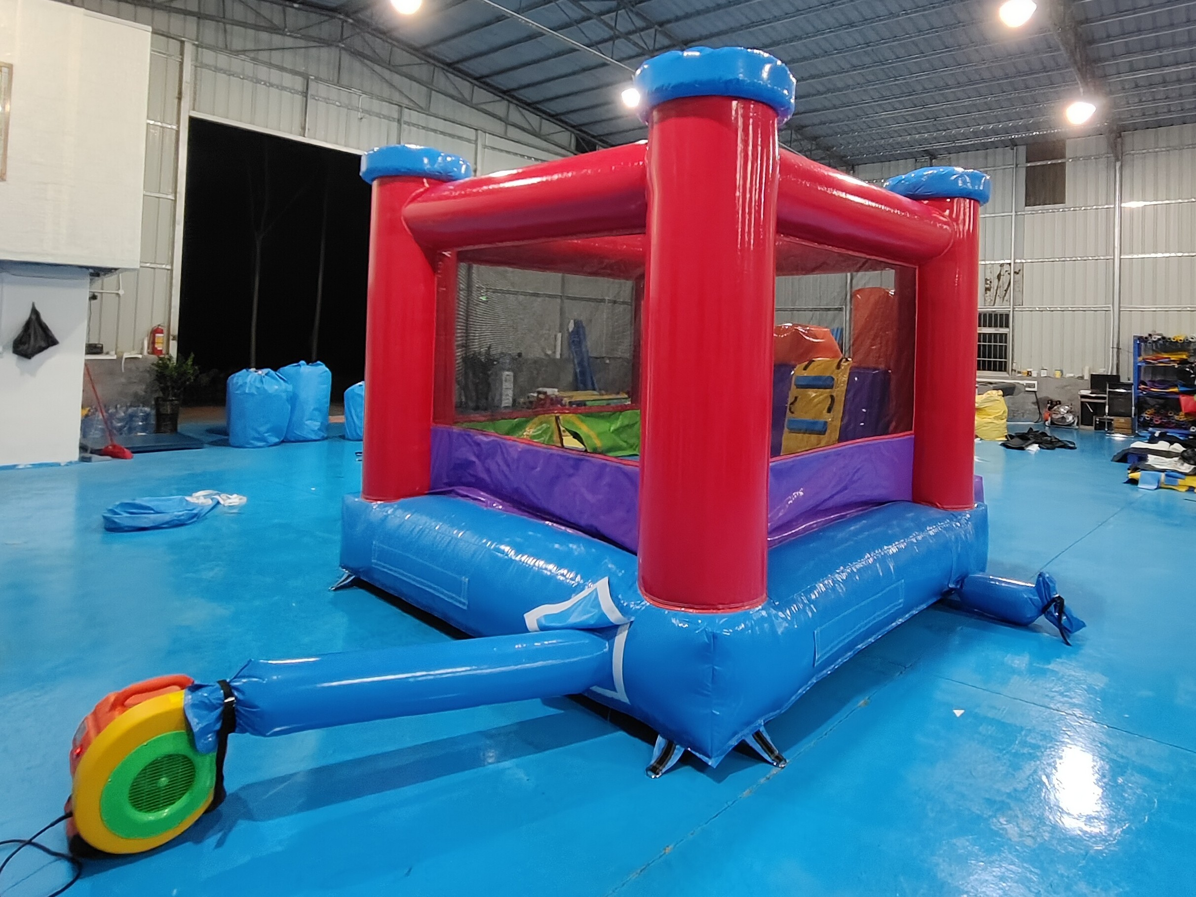Commercial High Quality Inflatable Jumping Castle With Dry Slide Inflatable Bounce House With Slide Combo For Kids