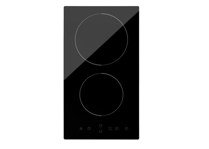 3KW Domino Kanger Glass Two Burner Digital Thin Induction Hob