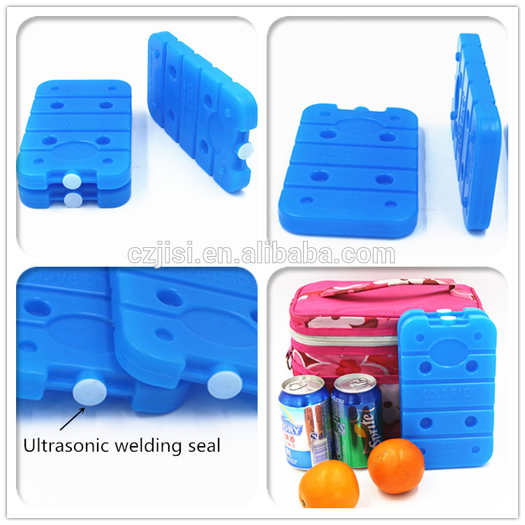 Curved Surface Plastic Non-toxic gel cold eutectic plate for ice cream transport