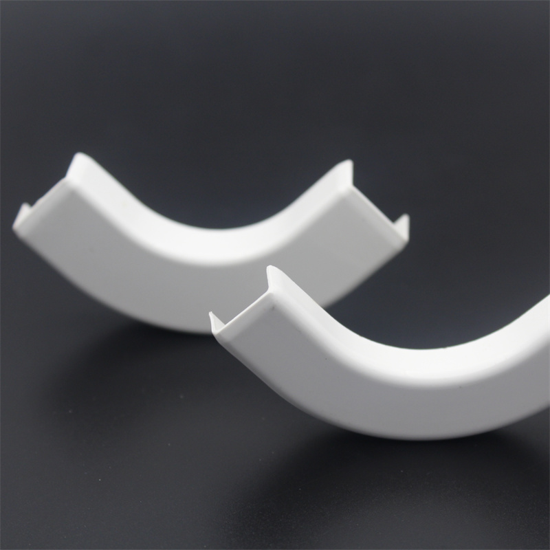 ABS Fiber Optic Plastic Accessories Cable Wiring Right Bending Angle Wall Tube Cable Clip