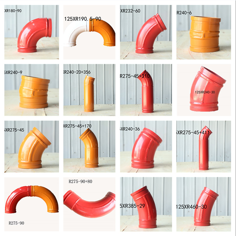 Various Sizes Sany Concrete Pump Parts 4.5mm Reinforce Concrete Pipe