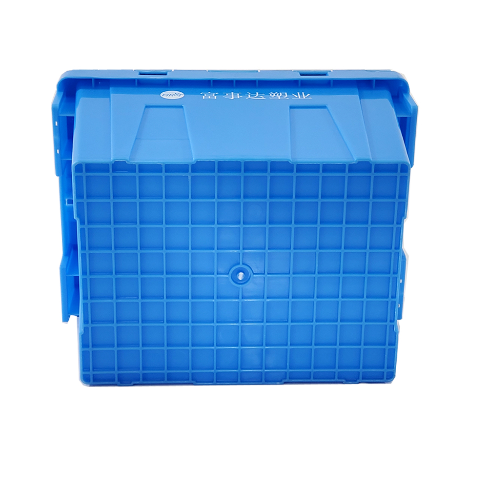 21L Recyclable Stackable Plastic Storage Crate for Books and Home Storage Nestable Box