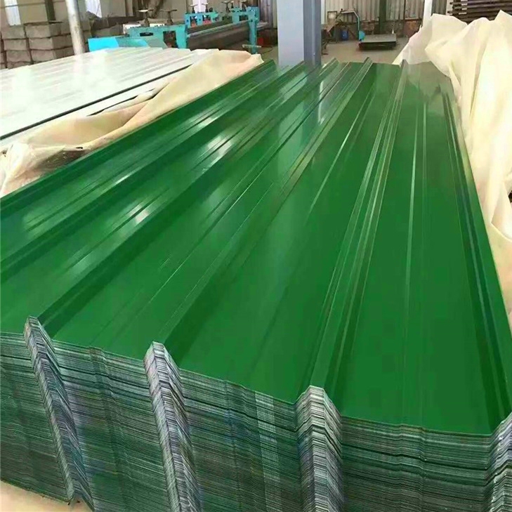 Corrugated PPGI Roofing Sheet Color Coated Steel Prime Metal CGCC grade