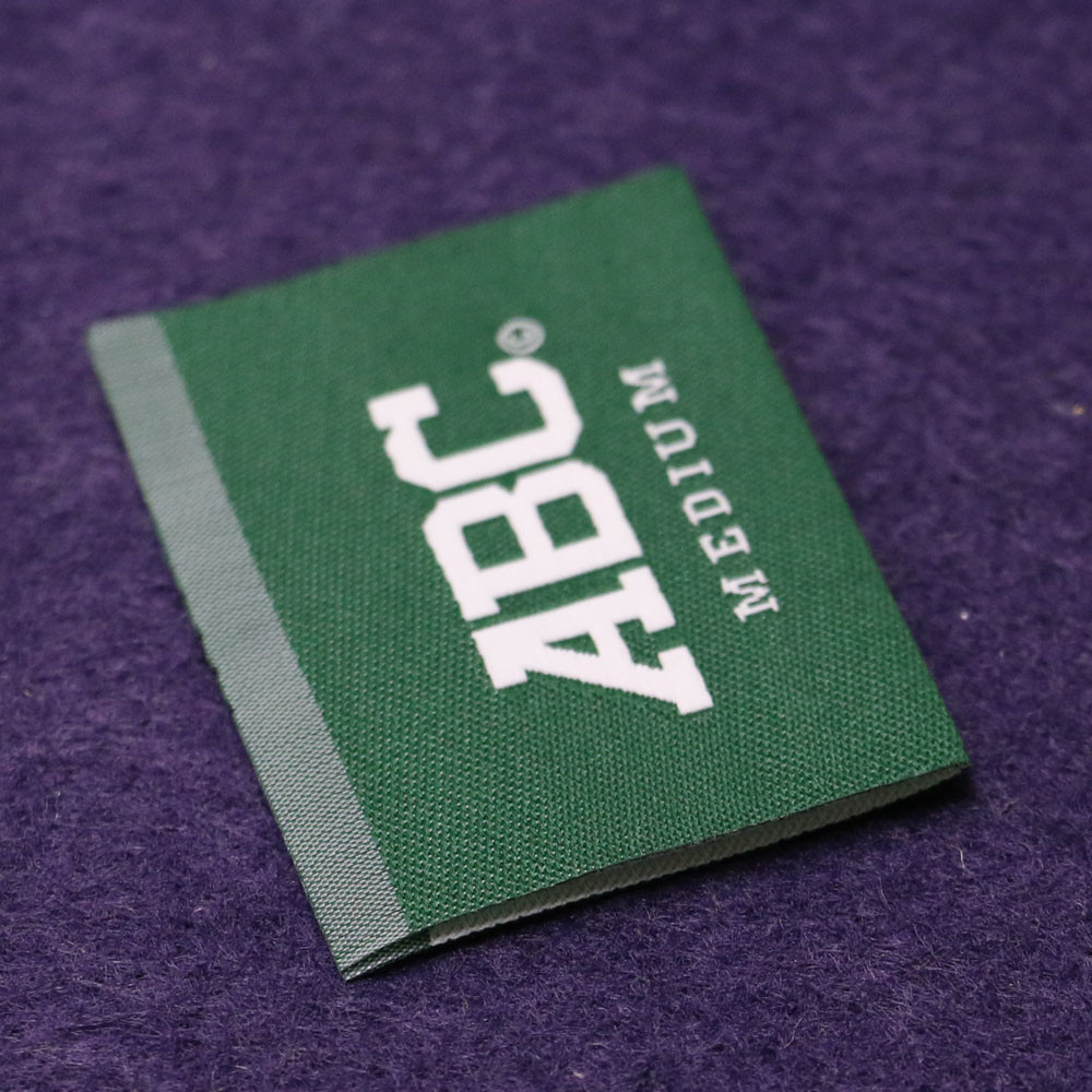 Sew On Clothes Woven Neck Labels Weaving Main Labels Tags Center Fold