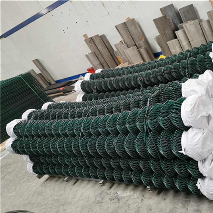 8ft HIGH X 25ft ROLLS Diamond Galvanized Chain Link Fence Panels Abrasion Proof