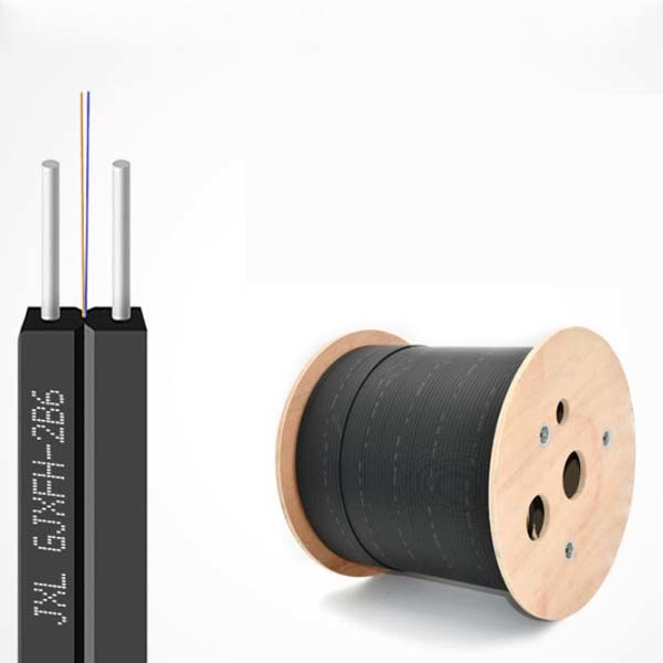 One Core FTTH Drop Cable Indoor 3.0 * 2.0mm Diameter Fiber Optic Cable GJXFH-2B