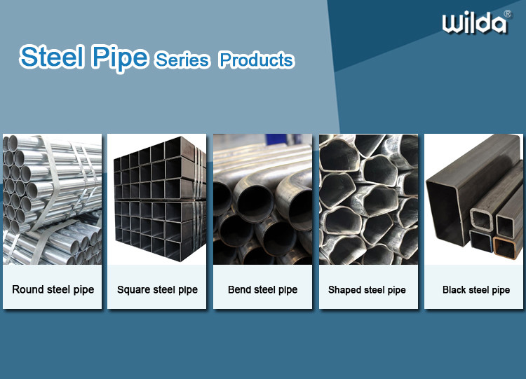OEM Welded ERW Pre Galvanized Steel Pipe ASTM A369 5.8m-12m Long