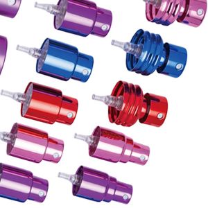 Metallic Texture Mist Sprayer Pump For High End Perfume With Leak Proof Design