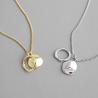 Buy cheap Lanciashow 925 Sterling Silver Clavicle Chain Necklace With Geometric Irregular from wholesalers