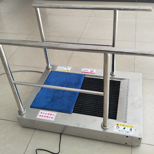Stainless Steel Auto Shoe Sole Cleaner / Sole Cleaning Machine Wet Clean Type