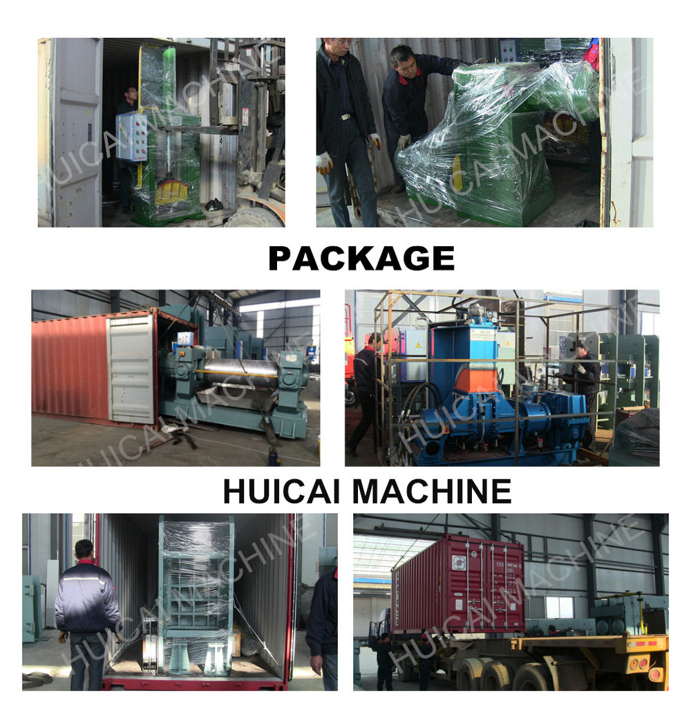 XK-400 Raw Rubber Mixing Mill Rubber Two Roll Mill Open Mixer with 55kW Electric Motor