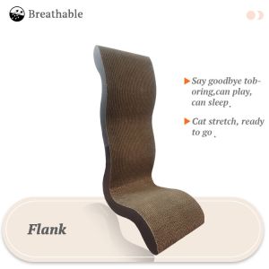 L-Shaped Wave Cat Scratching Board L Shape More Functions Cardboard Corrugated