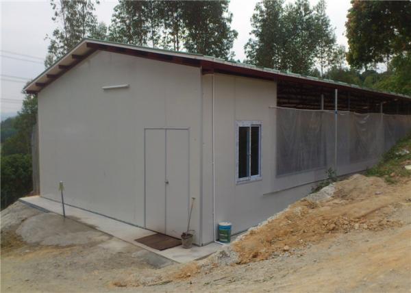 Mobile Portable Steel Chicken Houses / Metal Farm Sheds With Permanent
