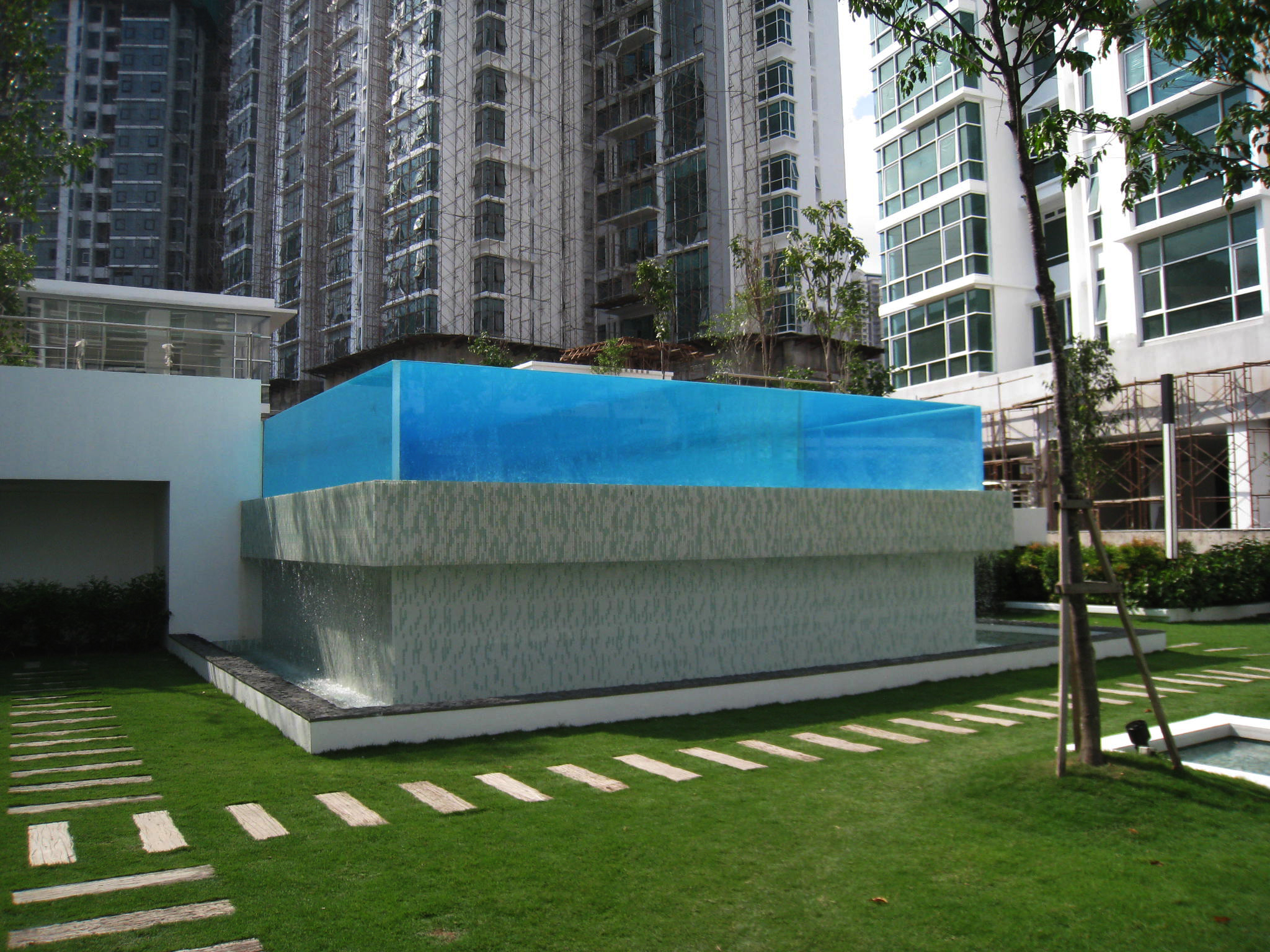 Frame Acrylic Swimming Pool for Customized Size in Commercial and Residential Buildings