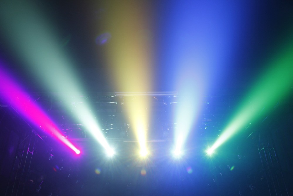 60W RGBW 4in1 LED Unlimited Rotating LED Moving Head Light Dj Disco Lighting