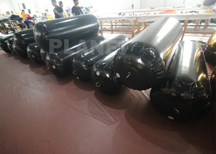 Customized Marine PVC Black Inflatable Marine Boat Fender Holder Floating Boat Fender