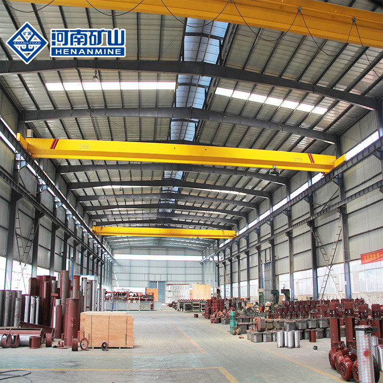 Protection class IP54 5 Tons Single Beam Overhead Crane Span 4.7m Low Noise
