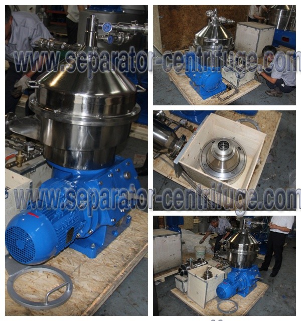 Automatic Part Discharging 2 Phase Dairy / Milk Clarifying Disc Separator For Clarifying Milk