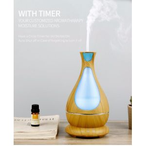 Aroma Humidifier 12W 400ML Ultrasonic Essential Oil Diffuser